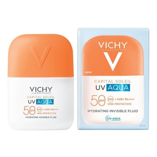 Vichy Capital Soleil Uv Aqua Fluido Hidratante Invisible 1 Envase 50ml