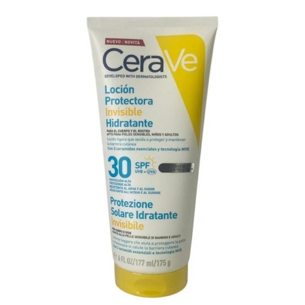 Cerave Loción Protectora Invisible Hidratante Spf30 177ml