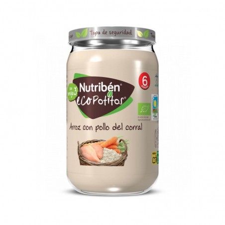 Nutribén Eco Potito Arroz con Pollo de Corral 235gr