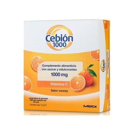 Cebión 1000 mg 12 Sobres