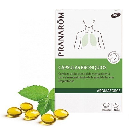 Pranarom Aromaforce BIO Bronquios 30 Cápsulas