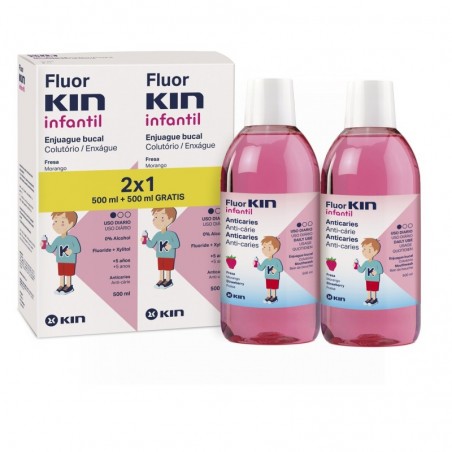Fluorkin Infantil Enjuague Bucal 2 x 500ml