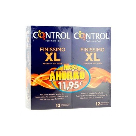 Control Preservativos Finissimo XL 2 x 12uds