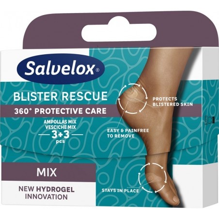 Salvelox Rescue Ampollas Mixta Hydrogel 6uds