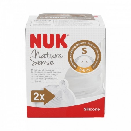 Nuk Nature Sense Tetina SIlicona Talla 1 S 2uds