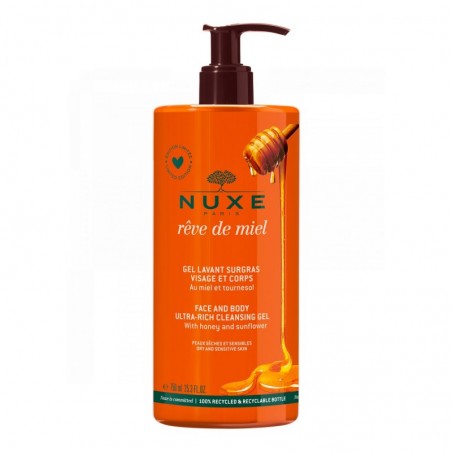 Nuxe Reve de Miel Gel Limpiador Dermatológico 750ml