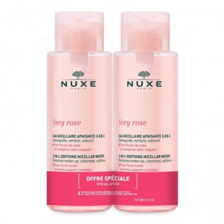 Nuxe Agua Micelar Calmante 3 en 1 2 x 400ml