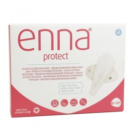 Enna Protect Salvaslip Ecológico Reutilizable Tanga 3 Unidades