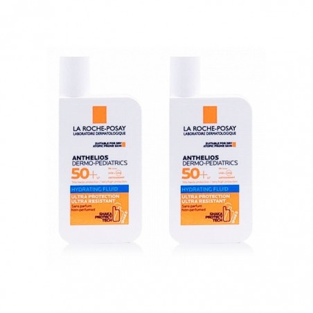La Roche Posay Anthelios Dermo Pediatrics Fluído Hidratante Shaka SPF-50+ Duplo 50ml + 50ml