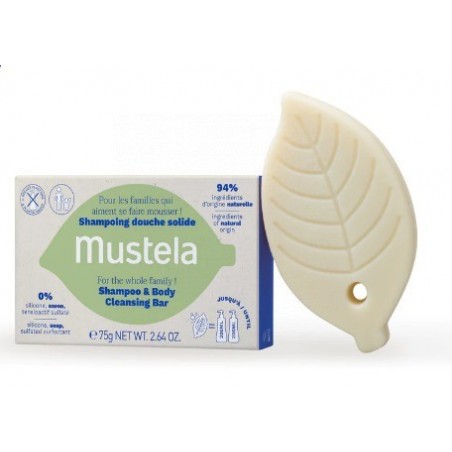 Mustela Champú Sólido Cabello y Cuerpo 75g