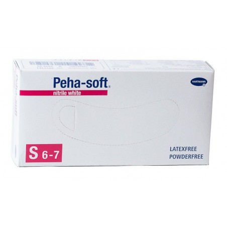 Hartmann Peha Soft Guantes Desechables de Nitrilo White T-s 100uds