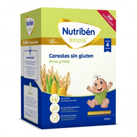 Nutribén Innova Papilla Cereales Sin Gluten 600 gr