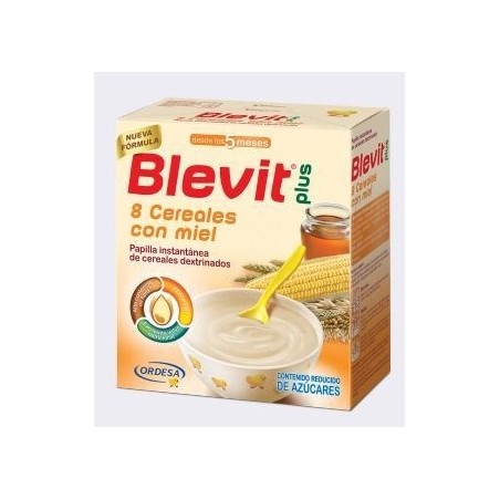 Blevit Plus 8 Cereales Miel 600 Gr.