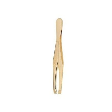 Beter Pinza Depilar Dorada Punta Recta 7,5cm