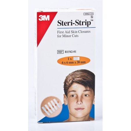 3m Steri Strip Tiras de Sutura Cutánea 38mmx6mm 6uds