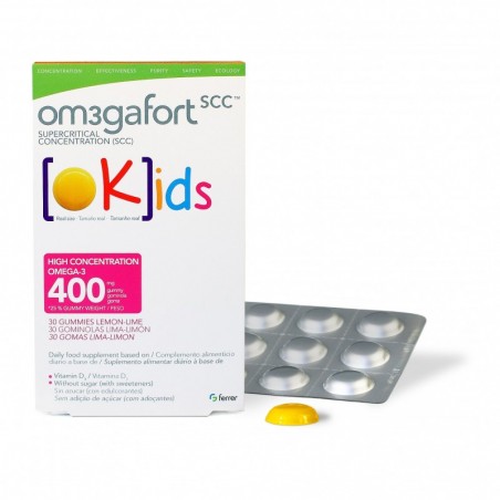 Omegafort Okids 30 Gominolas Limón
