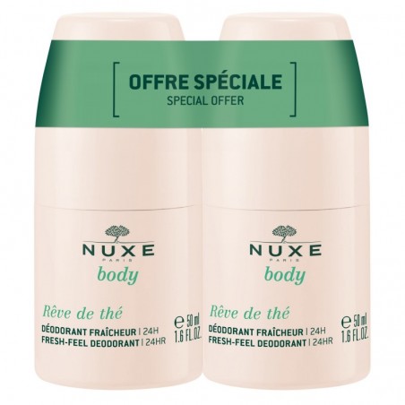 Nuxe Rêve de Thé Desodorante Frescor 24h 2 x 50ml