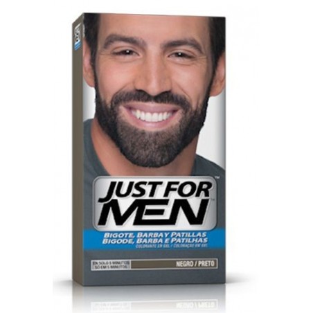 Just For Men Bigote y Barba Gel Color Negro