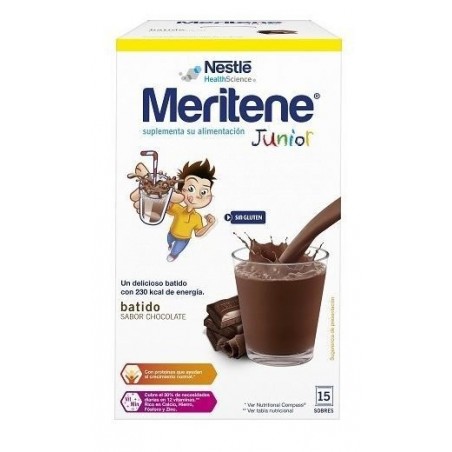 Meritene Junior Batidos Chocolate 30gr 15 Sobres