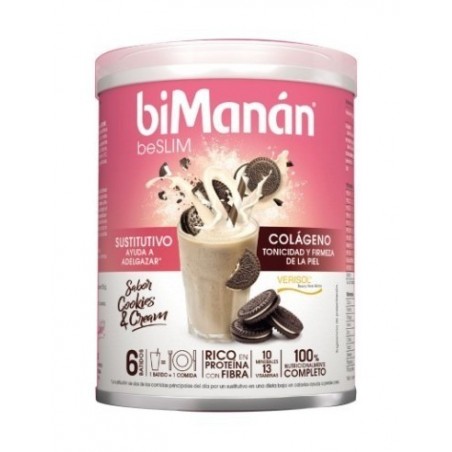 Bimanan Beslim Batido Colágeno Sabor Cookies 330gr