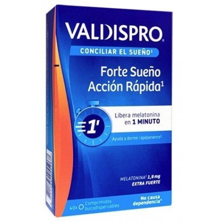 Valdispro Forte Sueño Acción Rápida 40 Comprimidos Bucodispersables