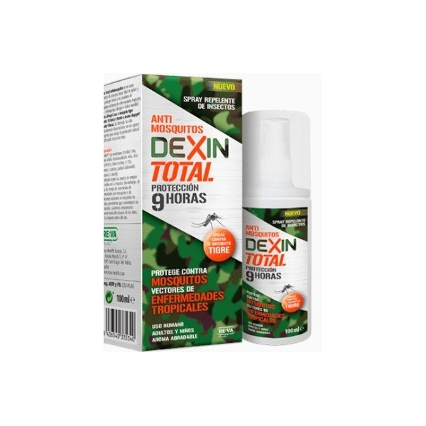 Dexin Total Antimosquitos Spray Repelente Insectos 100ml