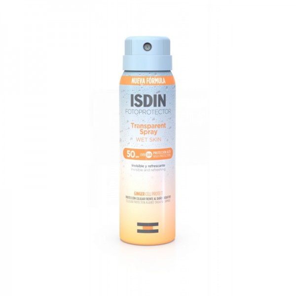 Isdin Fotoprotector Transparante Spray Wet Skin SPF 50 1 Envase 100 ML