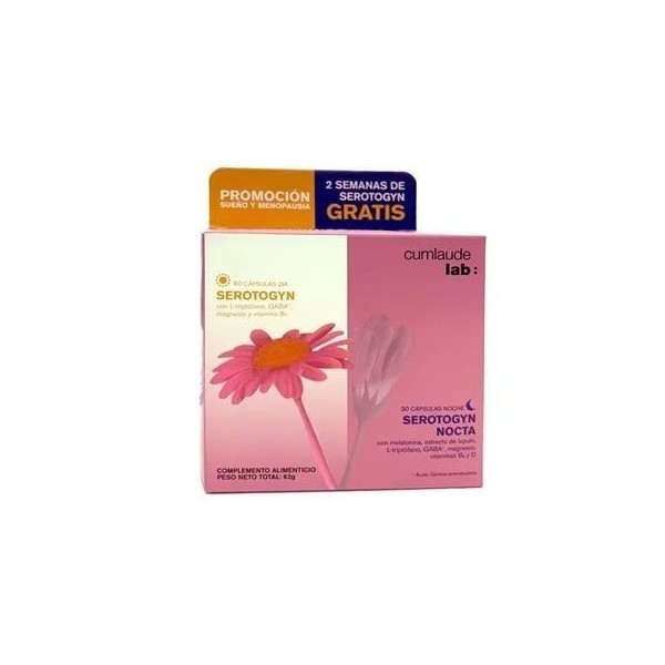 Cumlaude Serotogyn Dia 60 Capsulas + Serotogyn Nocta 30 Capsulas