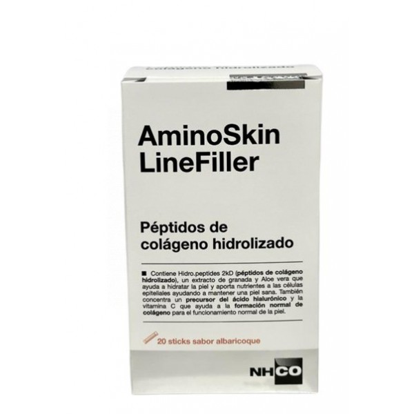 AminoSkin Linefiller 20 Sticks 12g Sabor Albaricoque