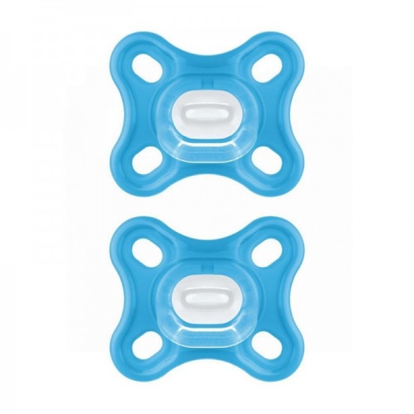 MAM Comfort Chupete Silicona 0+ Azul 2uds