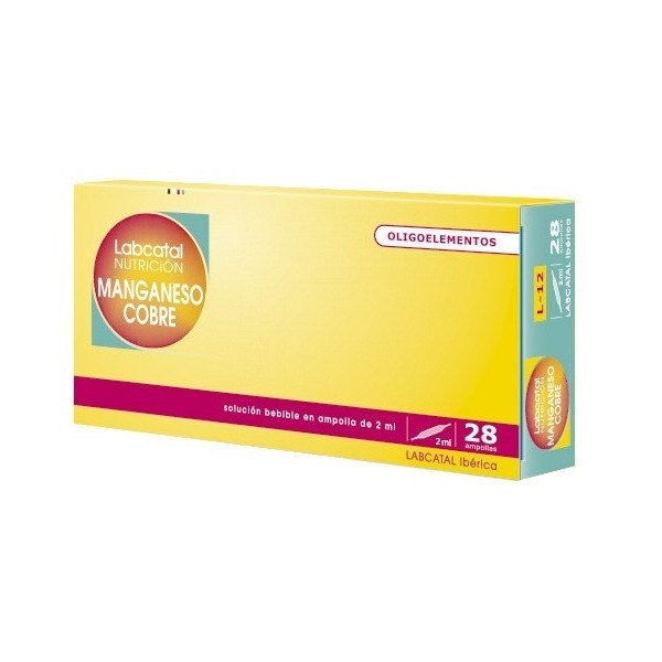 Labcatal 12 Magnesio-Cobre Oligoelementos 28 Ampollas