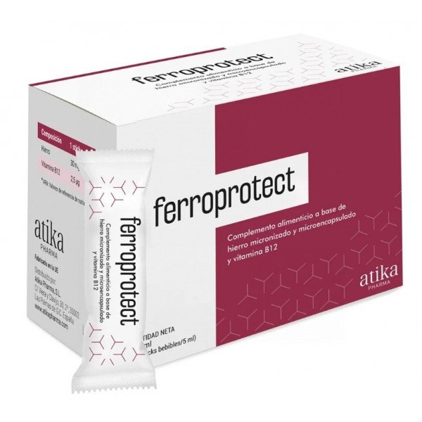 Atika Pharma Ferroprotect 30 Sticks bebibles/5ml