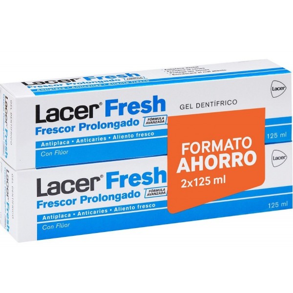 Lacer Lacerfresh Gel Dentífrico Duplo 2 x 125ml