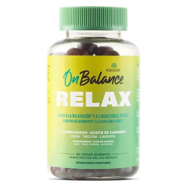Aquilea Onbalance Relax  60 Gominolas Sabor Frutos Del Bosque