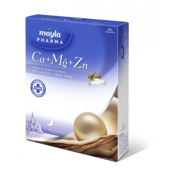 Mayla Ca + Mg + Zn 30 Cápsulas