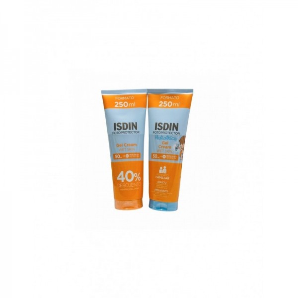 Pack Isdin Gel Cream Spf50 + Pediatrics Gel Cream
