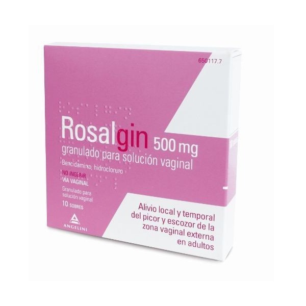Rosalgin 500 Mg 10 Sobres