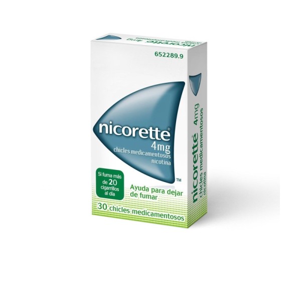 Nicorette 4 Mg Chicles Medicamentosos 30 Chicles
