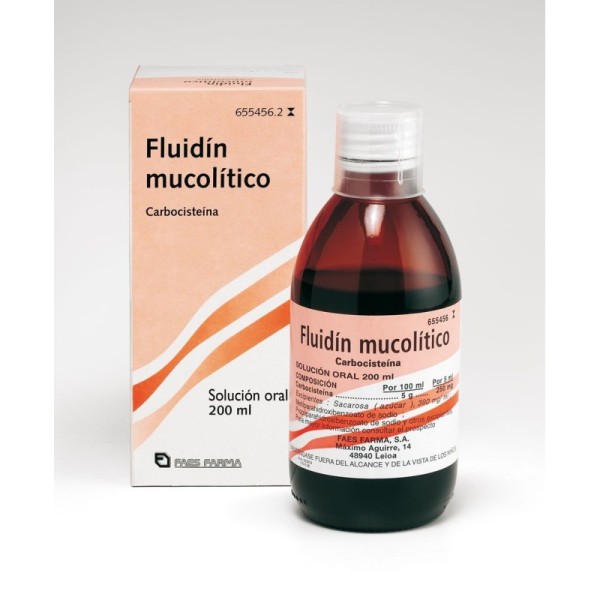 Fluidin Mucolitico, Frasco de 200 Ml
