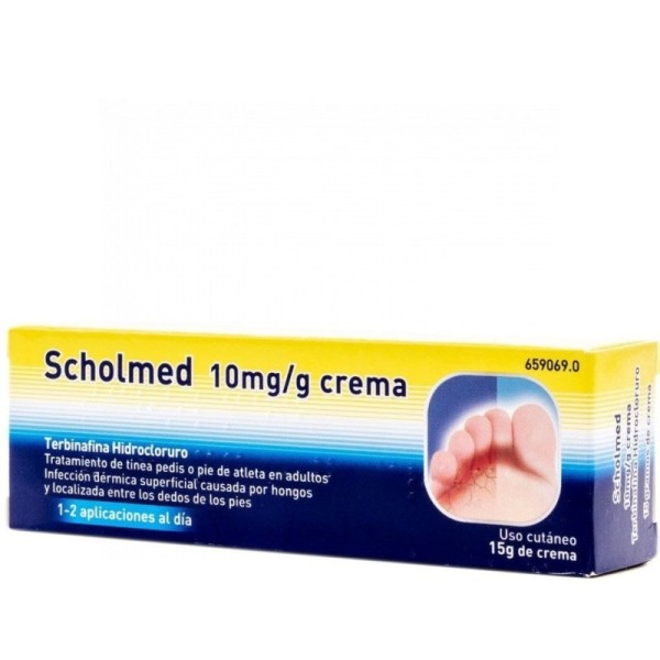 SCHOLMED 10 MG/G CREMA , 1 tubo de 15 g