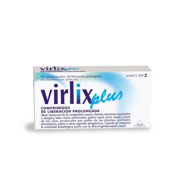 Virlix Plus 5-120 Mg 14 Comprimidos Liberacion Prolongada