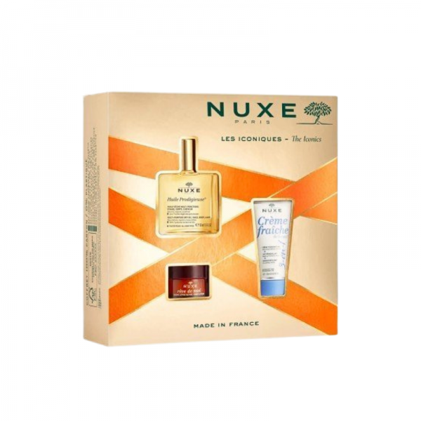 Nuxe Cofre ACEITE PRODIGIOSO 50ML+ REVE MIEL LABIOS + CREAM FREICHE