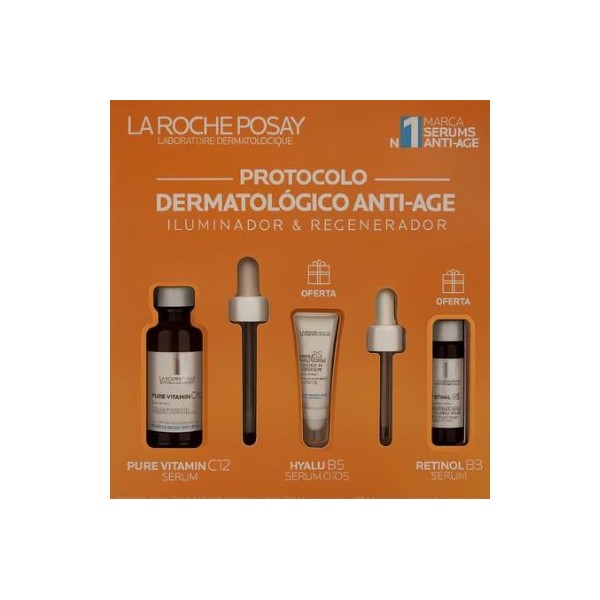 La Roche Posay Cofre Xmas Pure Vita C12, Iluminador Y Regenerador