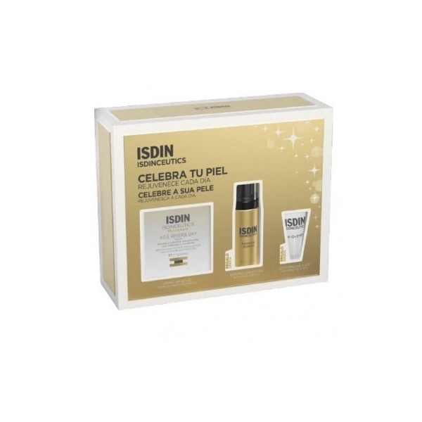 Isdinceutics Cofre Rutina Antiaging Reverse Day + Espuma Limpiadora + Contorno De Ojos