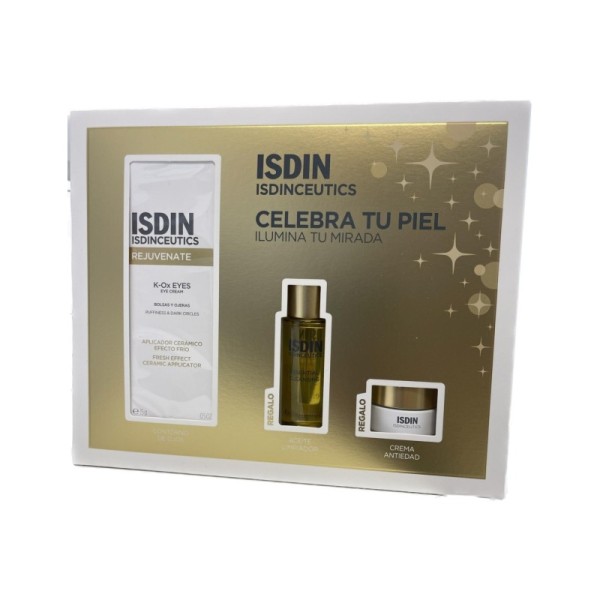 Isdinceutics Cofre Rutina K-ox Eyes + Aceite Limpiador + Crema Antiedad