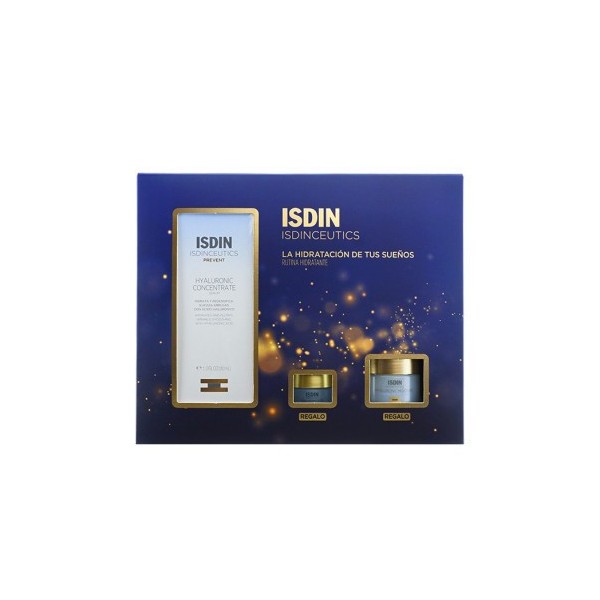 Isdinceutics Cofre Rutina Hidratante Día Hyaluronic Concentrate 30ml. + Mini Hyaluronic Eyes + Mini Hyaluronic Moisture 8ml.
