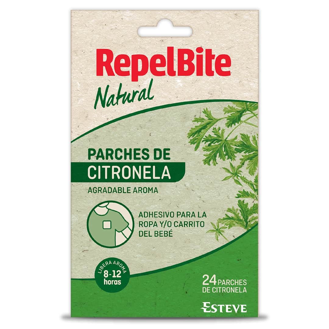 Repel Bite Natural Parches con Citronela 24 unidades